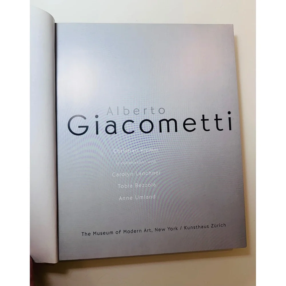 Alberto Giacometti MoMA Exhibition Catalog Art History Book 2001 ISBN 0870703404